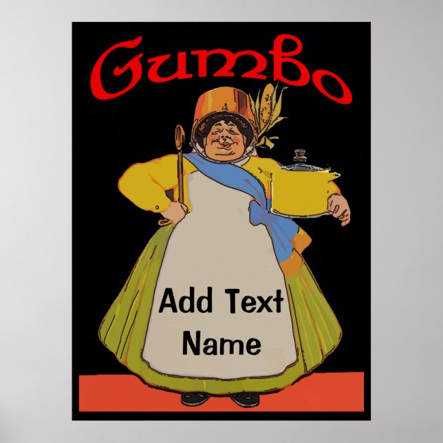 Vintage-Gumbo-Koch Poster (Vorne)