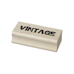 Vintage Gummi-Briefmarke, Vintage Briefmarke Gummistempel