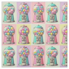 Vintage Gummi-Maschine Stoff