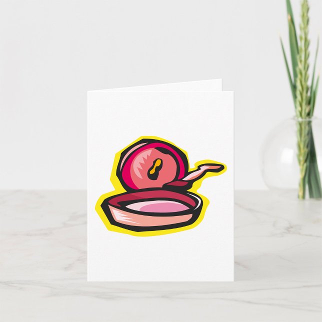 Vintage Gürtelschnüre Retro Kochkunst Karte (Von Creator hochgeladen)