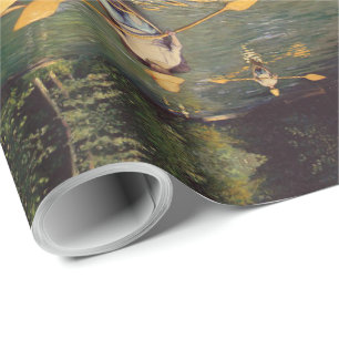 Vintage Gustave Caillebotte Skiffs auf der Yerres Geschenkpapier