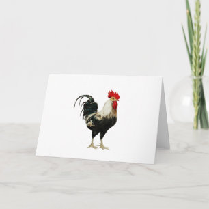 Vintage Hahn Huhn Anpassen Tier best Karte