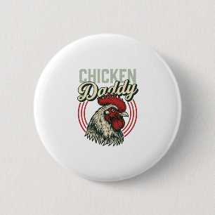 Vintage-Hähnchen-Daddy-Hahn-Shirt-Design_1 Button