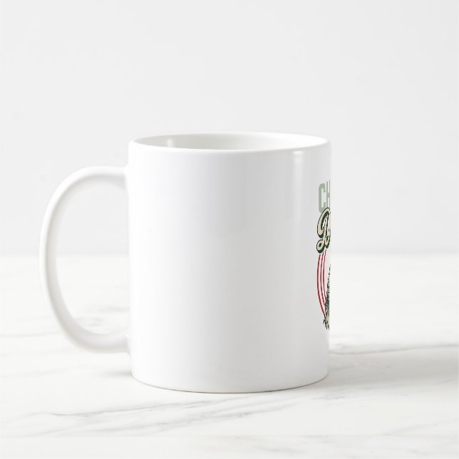 Vintage-Hähnchen-Daddy-Hahn-Shirt-Design_1 Kaffeetasse (Links)