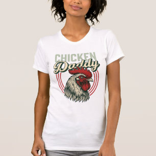 Vintage-Hähnchen-Daddy-Hahn-Shirt-Design_1 T-Shirt
