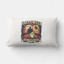 Vintage Halloweekend Gruseliges Spukhaus Lumbar Ki