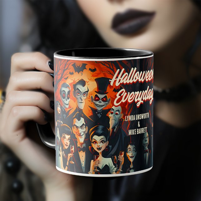 Vintage Halloween-50er-Kostüme Tasse (Von Creator hochgeladen)