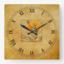 Vintage Halloween-Acrylmauer-Uhr