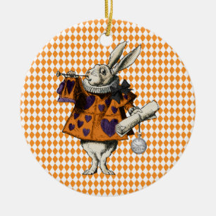 Vintage Halloween-Alice im Wunderland Keramik Ornament