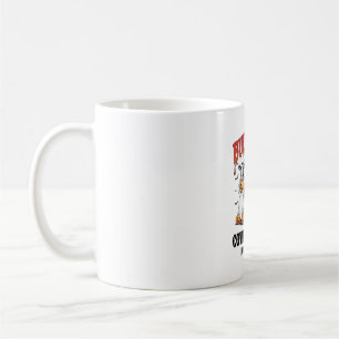 Vintage-Halloween-Bulllage Kaffeetasse