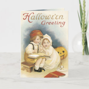 Vintage Halloween Card Karte