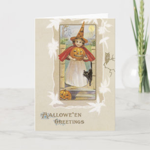 Vintage Halloween Card Karte