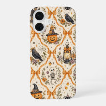 Vintage-Halloween-Coquette-Handyhülle Cute Spooky 