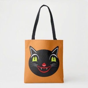Vintage Halloween Dekoration Black Cat I