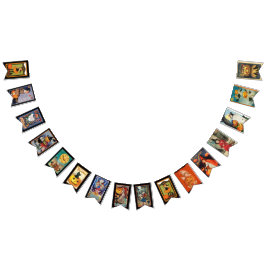 Vintage Halloween-Dekoration, Niedliches Halloween Wimpelkette