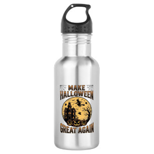 Vintage-Halloween-Design für ein großartiges Spukh Edelstahlflasche