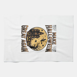 Vintage-Halloween-Design für ein großartiges Spukh Geschirrtuch