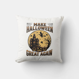 Vintage-Halloween-Design für ein großartiges Spukh Kissen