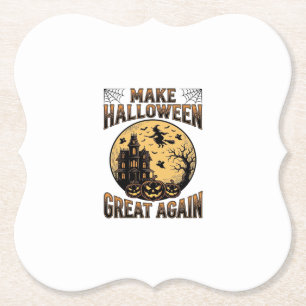 Vintage-Halloween-Design für ein großartiges Spukh Untersetzer
