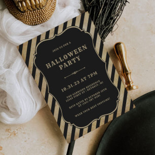 Vintage Halloween-Einladung für das Adult Hallowee Einladung