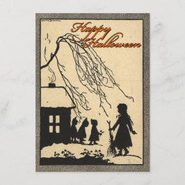 Vintage Halloween-Einladungen Einladung