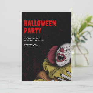 Vintage Halloween-Einladungen, Halloween-Party Einladung