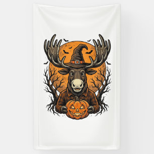 Vintage-Halloween-Elch-Kürbis-Hexenhut-Shirt_1 Banner