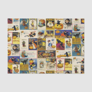Vintage Halloween-Ephemera Seidenpapier