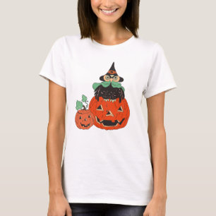Vintage-Halloween-Eule T-Shirt