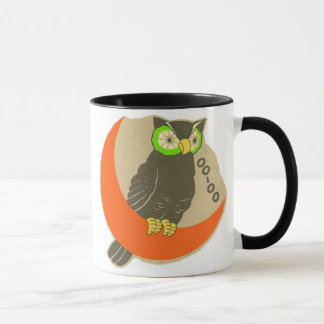Vintage Halloween-Eulen-Tasse Tasse