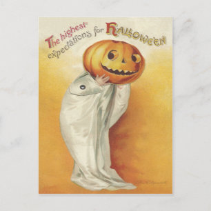 Vintage Halloween Feiertagspostkarte