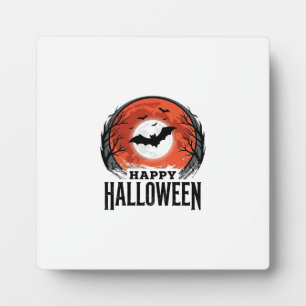 Vintage-Halloween-Fledermaus-Mond-Gravur-Design_1 Fotoplatte