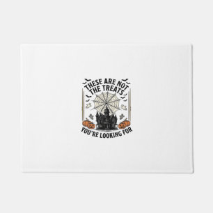 Vintage-Halloween-Geist-Behandlung-Shirt-Design_1 Fußmatte