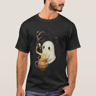 Vintage-Halloween-Geist-Kürbisgewürz-Latte-Syrup T-Shirt