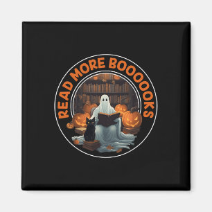 Vintage Halloween-Geist Mehr Bücher lesen Schwarze Magnet