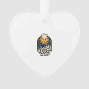 Vintage-Halloween-Geister-Friedhof-Gravur-Shirt_ Ornament