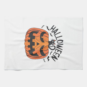Vintage Halloween Geschirrtuch