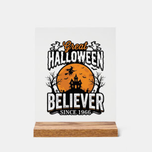 Vintage-Halloween-Gläubiger seit 1966 Grafik_1 Acrylschild