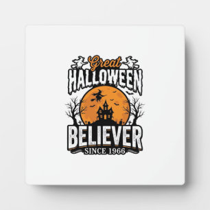 Vintage-Halloween-Gläubiger seit 1966 Grafik_1 Fotoplatte