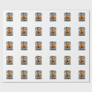Vintage-Halloween-Gläubiger seit 1966 Grafik_1 Geschenkpapier