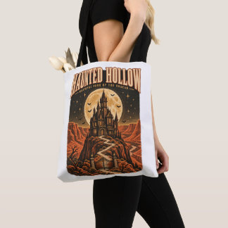 Vintage Halloween-Gotikschloss Haunted Hollow