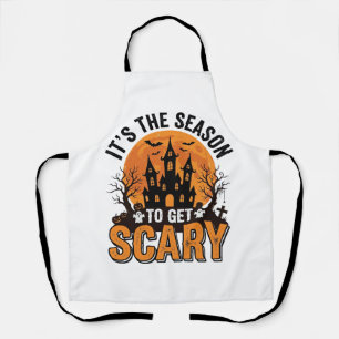 Vintage Halloween Grusel Saison Verlassenes Schlos Schürze