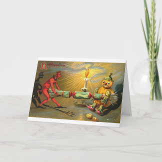 Vintage Halloween-Gruß-Karten-Klassiker-Plakate Karte