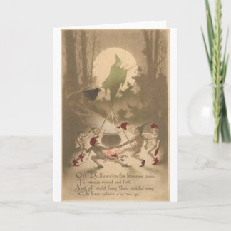 Vintage Halloween-Gruß-Karten-Klassiker-Plakate Karte