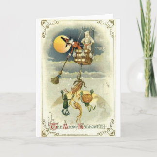 Vintage Halloween-Gruß-Karten-Klassiker-Plakate Karte