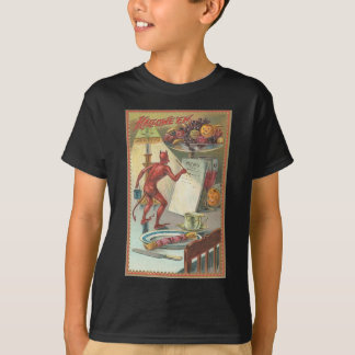Vintage Halloween-Gruß-Karten-Klassiker-Plakate T-Shirt