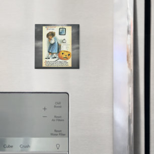 Vintage Halloween-Grüße Magnet