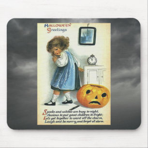 Vintage Halloween-Grüße Mousepad