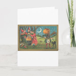Vintage Halloween Grußkarten Klassische Poster Karte