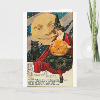 Vintage Halloween Grußkarten Klassische Poster Karte